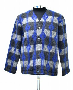 �y�V�i�z FAR EASTERN ENTHUSIAST (�t�@�[ �C�[�X�^�� �G���X�[�W�A�X�g) DUMBSAINT MOHAIR CARDIGAN ���w�A�J�[�f�B�K�� KNIT �j�b�g �Z�[�^�[ BLUE×PT ���� F.E.E�@S�@�������@LOST HILLS�@���X�g�q���Y �Ò� �X