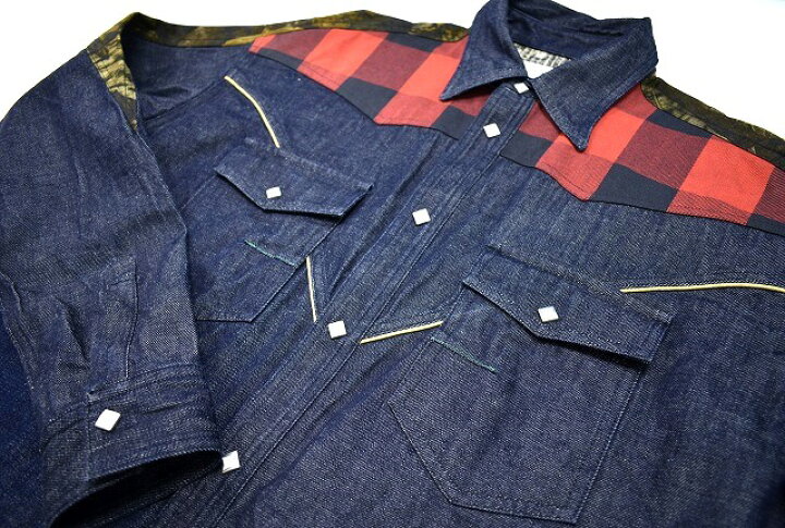 楽天市場】【新品】 FACETASM （ファセッタズム） WESTERN DENIM SHIRT 
