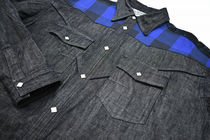 楽天市場】【新品】 FACETASM （ファセッタズム） WESTERN DENIM SHIRT 