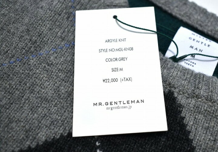 楽天市場】【新品】 MISTERGENTLEMAN (ミスタージェントルマン) ARGYLE 