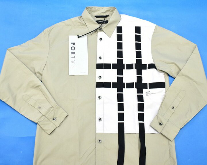 楽天市場】【新品】 PORTVEL (ポートヴェル) PERFORATIONS SHIRT 