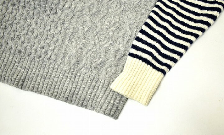 楽天市場】【中古】 PHENOMENON (フェノメノン) CREW NECK BORDER KNIT 