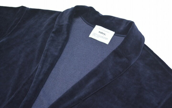 楽天市場】【新品】 salvy; (サヴィー) SLUB VELOUR SHAWL COLLAR 