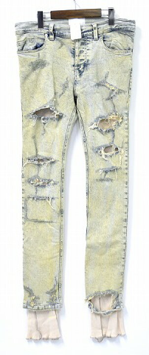 楽天市場】【新品】 SUB-AGE. (サベージ) THERMAL LAYERED CRASH DENIM 