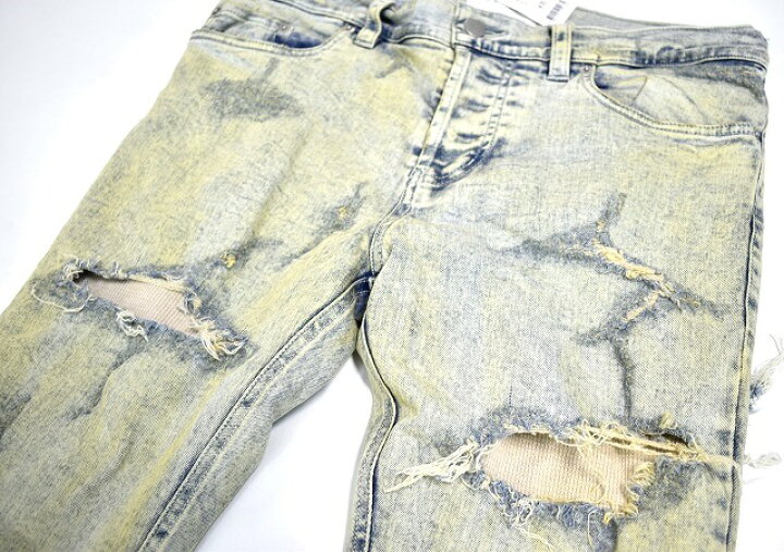 楽天市場】【新品】 SUB-AGE. (サベージ) THERMAL LAYERED CRASH DENIM 