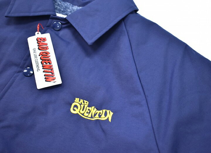楽天市場】【新品】 BAD QUENTIN （バッドクエンティン）COACH JACKET  