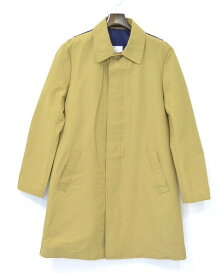 【新品】 Mr.GENTLEMAN(ミスタージェントルマン) ATHLETICS STAINCOLLAR COAT (MG15S-OT03) アスレティックステンカラーコート BEIGE　比翼仕立て 60/40 L MISTERGENTLEMAN アスレチック