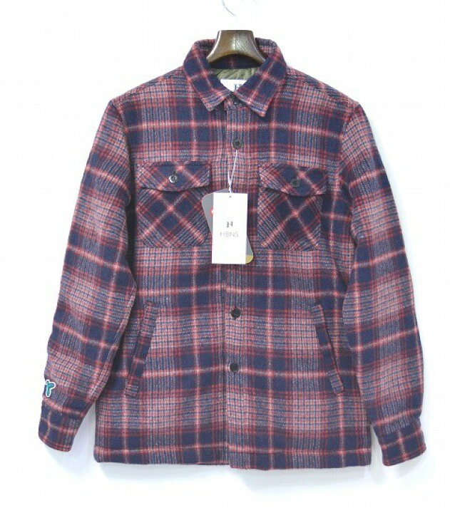 楽天市場】【新品】HABANOS (ハバノス) WOOL SHIRT JACKET ウール 
