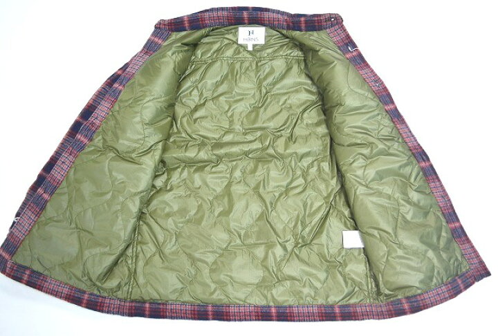楽天市場】【新品】HABANOS (ハバノス) WOOL SHIRT JACKET ウール 
