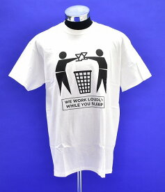 【新品】LOOSE JOINTS （ルーズジョインツ） NIGHT SQUAD TEE クルーネック プリント 半袖 Tシャツ グラフィック S/S T-SHIRT WHITE LARGE　MADE IN JAPAN