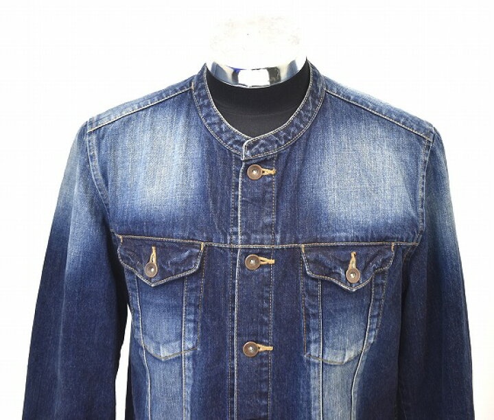楽天市場】【中古】 bukht （ブフト） 12.5oz BAND COLLAR DENIM 