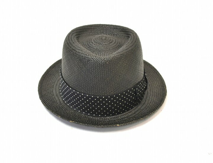 楽天市場 中古 Wacko Maria ワコマリア 東京hat Rockers トウキョウハットロッカーズ Panama Hat パナマ ハット M Black Dot ドット 水玉 Tokyo 中折れハット 麦わら 帽子 ストローハット トキヤ草 Wackomaria Made In Japan Used Select Shop Greed