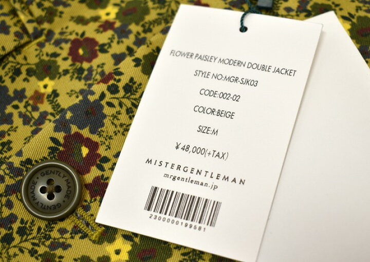 楽天市場】【新品】 MISTERGENTLEMAN (ミスタージェントルマン) FLOWER 