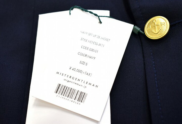 楽天市場】【新品】 MISTERGENTLEMAN (ミスタージェントルマン) NAVY 