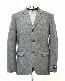 【新品】 MISTERGENTLEMAN (ミスタージェントルマン) SET UP HERRINGBONE JACKET ヘリンボーン セットアップジャケット EFW-JK11 3B TAILORED 3つボタンテーラードジャケット ESSENTIAL LINE エッセンシャルライン Mr.GENTLEMAN　 L.GREY　XL