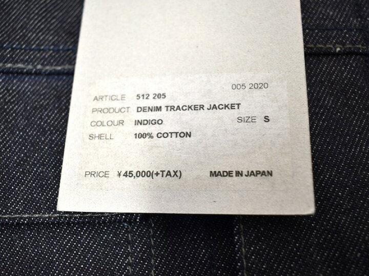楽天市場】【新品】 NULABEL （ニューレーベル）DENIM TRACKER JACKET 