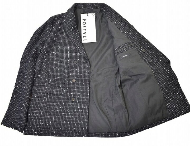 楽天市場】【新品】 PORTVEL (ポートヴェル) TAILORED JACKET 