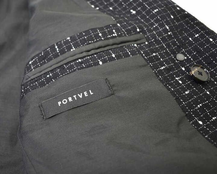 楽天市場】【新品】 PORTVEL (ポートヴェル) TAILORED JACKET 