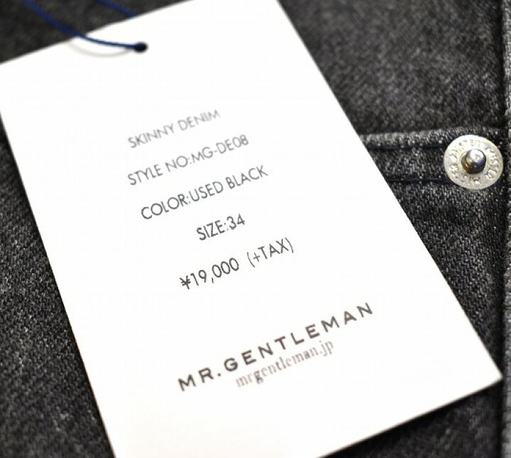 楽天市場】【新品】 MISTERGENTLEMAN (ミスタージェントルマン) SKINNY 