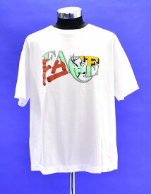 【新品】 FACETASM （ファセッタズム）FACE GRAPHIC BIG TEE フェイス グラフィック ビッグ Tシャツ LOGO ロゴ 半袖 クルーネックT-SHIRT WHITE 5 カットソー プリント