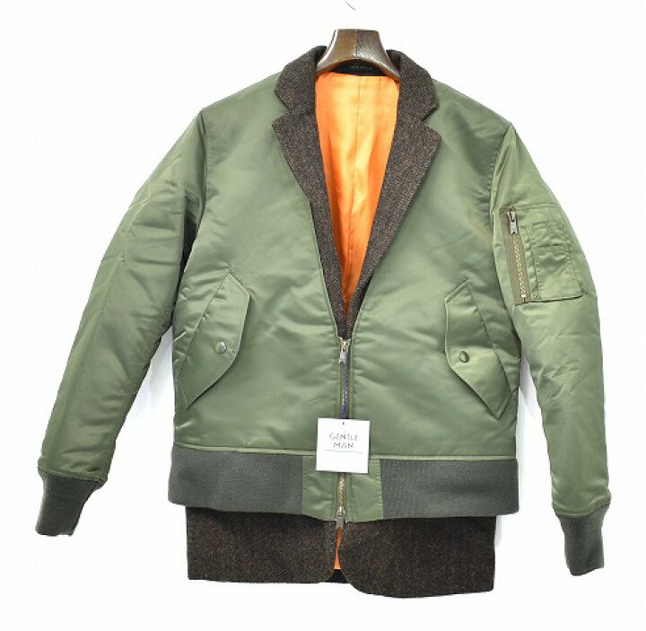 楽天市場】【新品】 Mr.GENTLEMAN （ミスタージェントルマン）MIX MA-1 