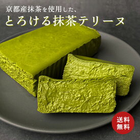 抹茶テリーヌ チーズテリーヌ 抹茶味 [約371g]冷凍 ケーキ 送料無料 ご自宅用 抹茶ケーキ 抹茶 スイーツ 3000円 なめらか とろける 口溶け 濃厚