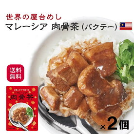 世界の屋台めし 肉骨茶(バクテー)(160g)(マレーシアの屋台飯)レトルト バックッテー インスタント Bak kut teh(常温便)(送料無料)