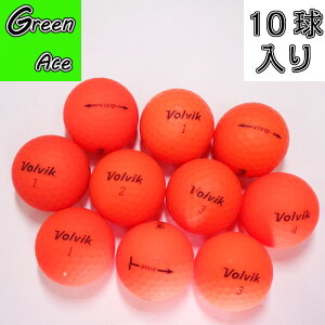 Volvik �{���r�b�N vivid �r�r�b�h �N���F�X �}�b�g�I�����W 10�� ���X�g�{�[�� �S���t�{�[��