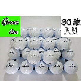 【送料無料】 ホンマ D1 2020年モデル 30球 白 ホワイト ロストボール ゴルフボール