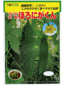 ニガウリ種　ダイヤ交配　ほろにがくん　トキタ種苗のニガウリ品種です。　種のことならお任せグリーンデポ