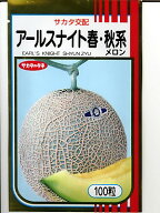 メロン種　サカタ交配　アールスナイト春・秋系　サカタのタネのメロン種です。