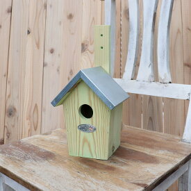 バードハウス 巣箱 【ver.1 パインウッド製】 小鳥のさえずりが楽しめる