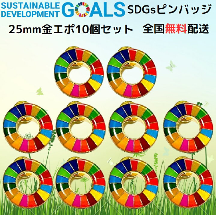 楽天市場】インボイス制度対応【国連本部公式最新仕様】SDGs バッジ 