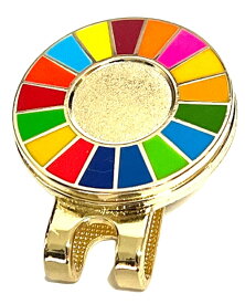 SDGs 【国連公式最新仕様/インボイス制度対応】ゴルフマーカー ハットクリップ 25mm 強力磁力 紛失防止 おしゃれ かわいい プレゼントにも最適