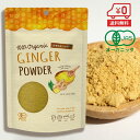 有機生姜パウダー100g［ オーガニック ジンジャー 有機JAS 免疫 代謝 巡り 生姜粉末 ジンゲロール ショウガオール 温…