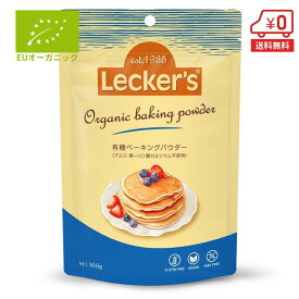 有機ベーキングパウダー（100g・10g×5袋）［ 無添加 アルミフリー 第一リン酸カルシウム不使用 アルミニウム不使用 焼きミョウバン不使用 個包装 製菓材料 製パン材料 重曹 ふくらし粉 オーガニック パンケーキ ケーキ作り お菓子作り ホットケーキ rsl ］