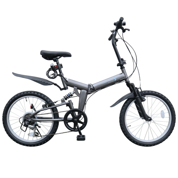 楽天市場】THREE STONE 折りたたみ自転車 20インチ MTBモデル シマノ 6 