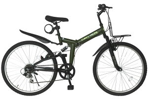 THREE STONE MTB �܂肽���ݎ��]�� �܂��ݎ��]�� 26�C���` ���]�� �V�}�m 6�i�M�A LED���C�g ���b�N�� ���[�J�[�ۏ� AJ-02