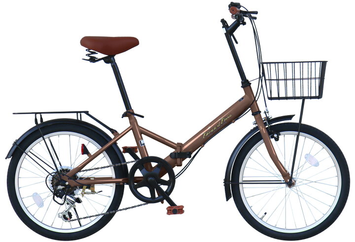楽天市場】THREE STONE 荷台付き 折りたたみ自転車 20インチ 自転車 