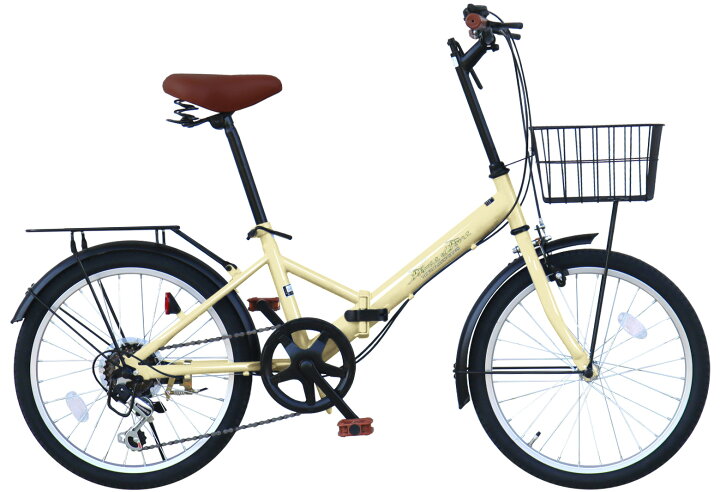 楽天市場】THREE STONE 荷台付き 折りたたみ自転車 20インチ 自転車 