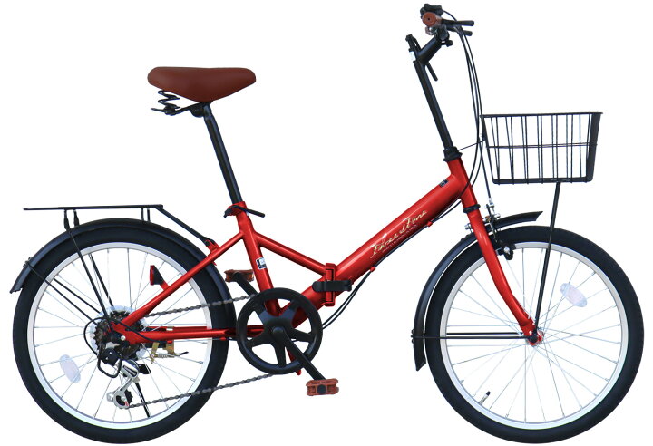 楽天市場】THREE STONE 荷台付き 折りたたみ自転車 20インチ 自転車 