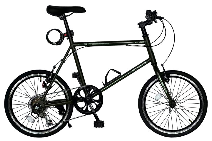 楽天市場】THREE STONE ミニベロ 20インチ 自転車 シマノ 6段ギア 