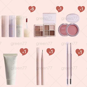 メイクアップ (cs347#) 日本国内当日発送 11点セット リップスティック 口紅 ファンデーション 韓国コスメ アイシャドウパレット チーク 化粧品 アイライナー