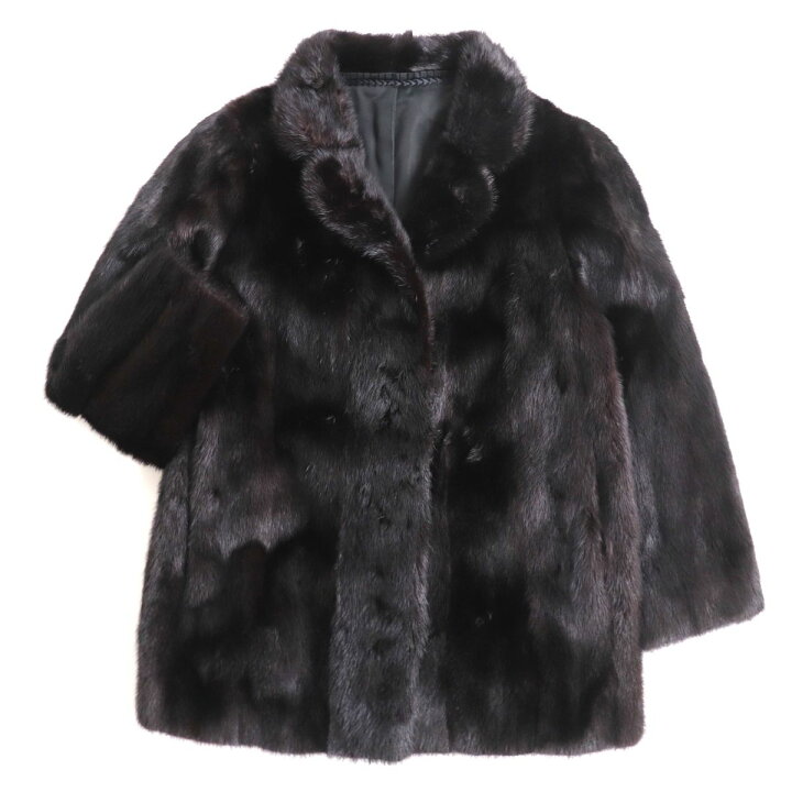 楽天市場】極美品☆SAGA MINK サガミンク 本毛皮コート ダークブラウン 