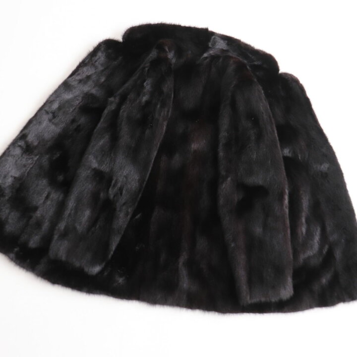 楽天市場】極美品☆SAGA MINK サガミンク 本毛皮コート ダークブラウン 