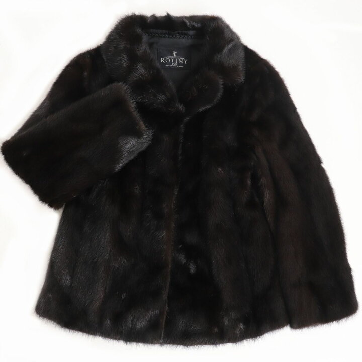 楽天市場】毛並み極美品☆ROTINY ロティニー MINK ミンク 本毛皮コート 