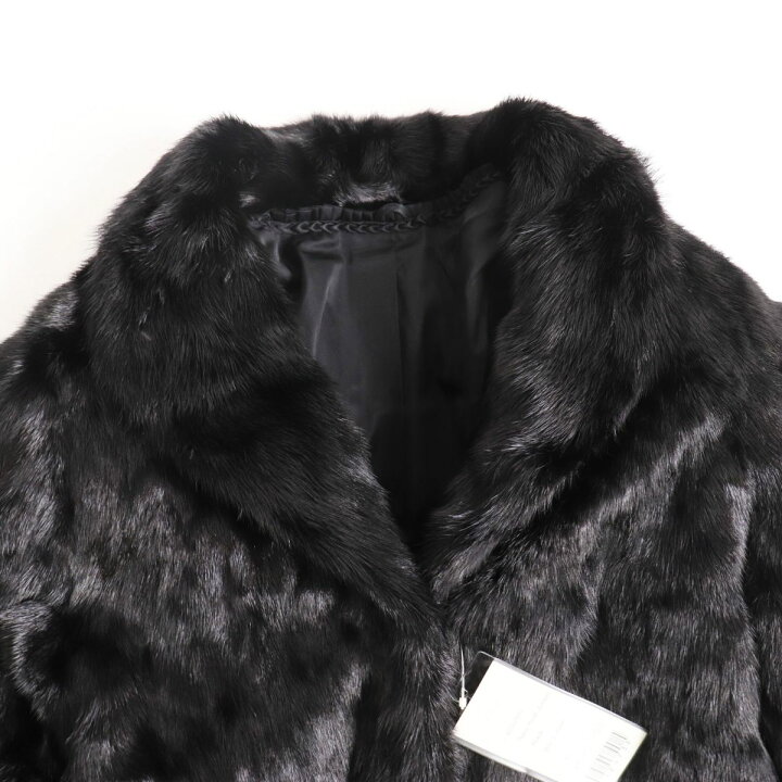 楽天市場】未使用品○MINK ミンク 本毛皮ショートコート ジャケット 