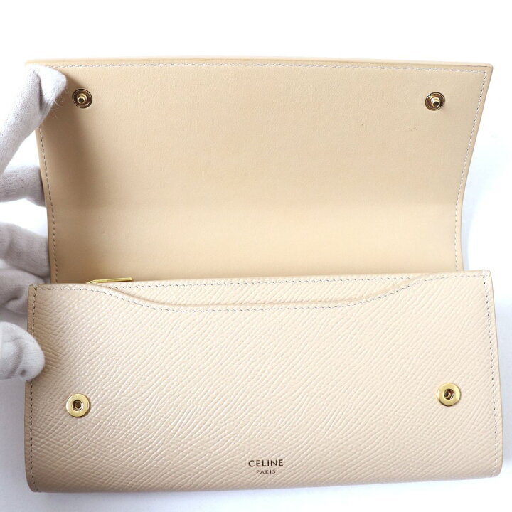 楽天市場】【ドンドン見直し】極美品△CELINE セリーヌ ラージフラップ  