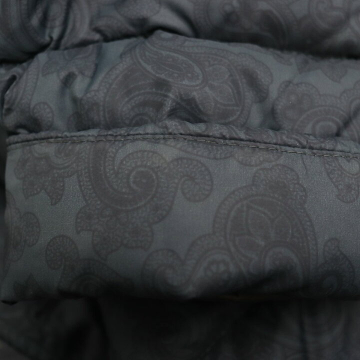 楽天市場】美品◇ETRO エトロ ペイズリー柄 裏地総柄 Wジップ×ボタン 