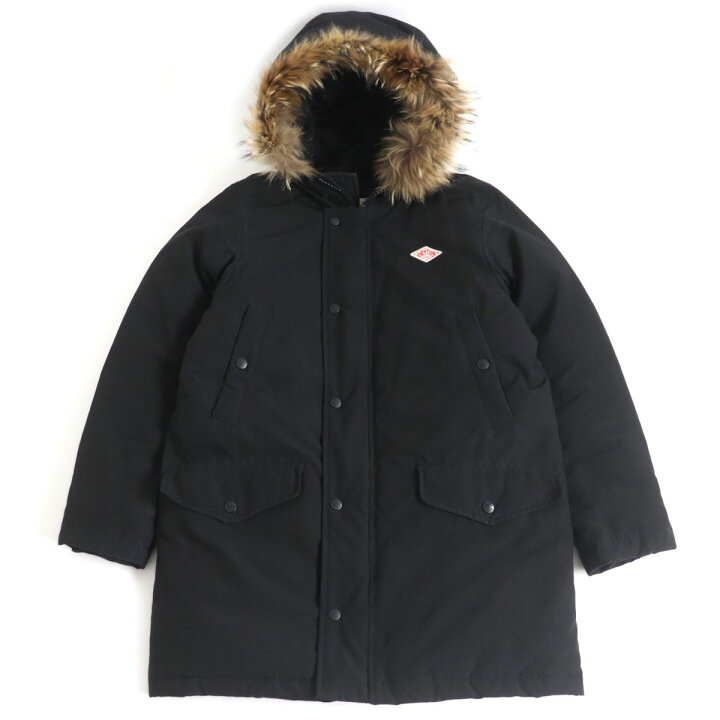楽天市場】良品□DANTON/ダントン ロゴ入り ラクーンファー フーデッド 
